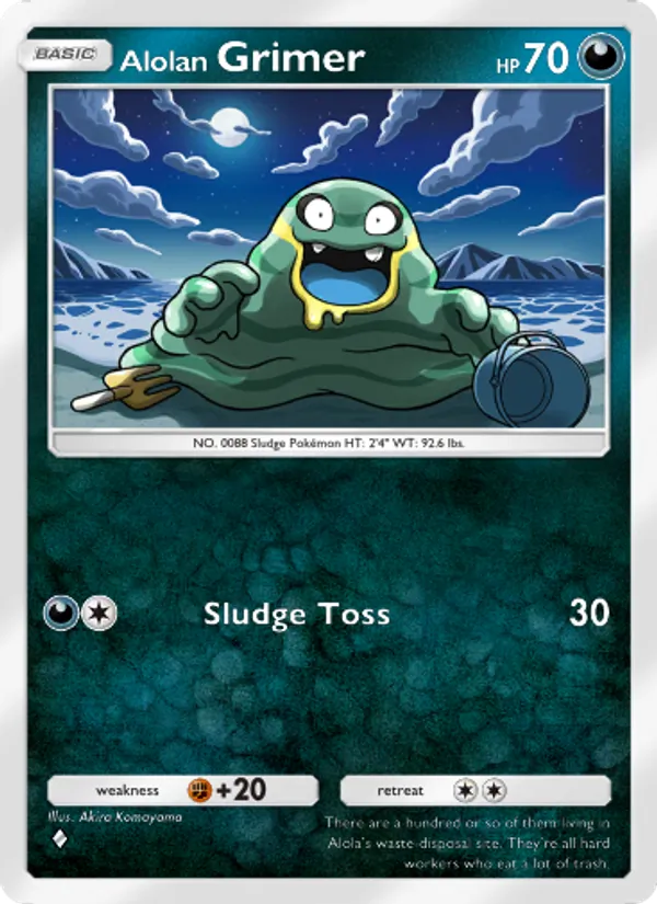 Alolan Grimer - Celestial Guardians Pokemon Card