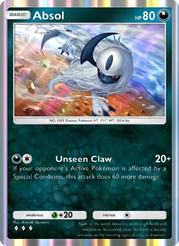Absol - Celestial Guardians Pokemon Card