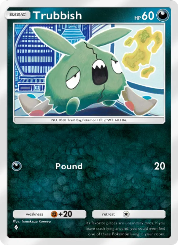 Trubbish - Celestial Guardians Pokemon Card