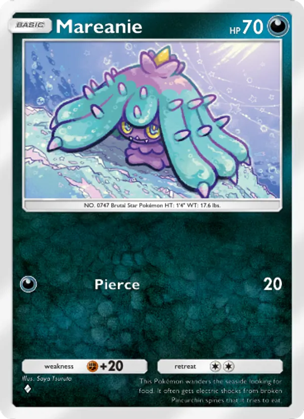 Mareanie - Celestial Guardians Pokemon Card