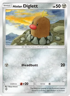 Alolan Diglett - Celestial Guardians
