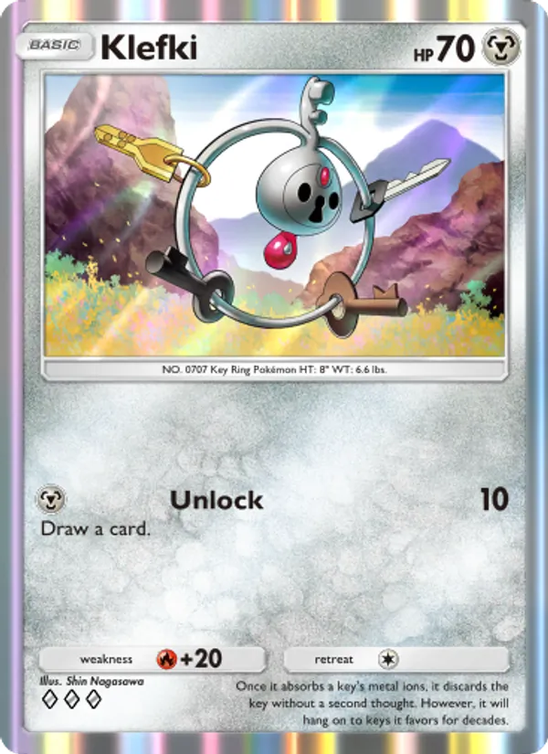 Klefki - Celestial Guardians Pokemon Card