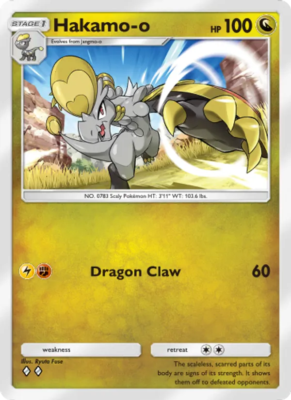 Hakamo-o - Celestial Guardians Pokemon Card