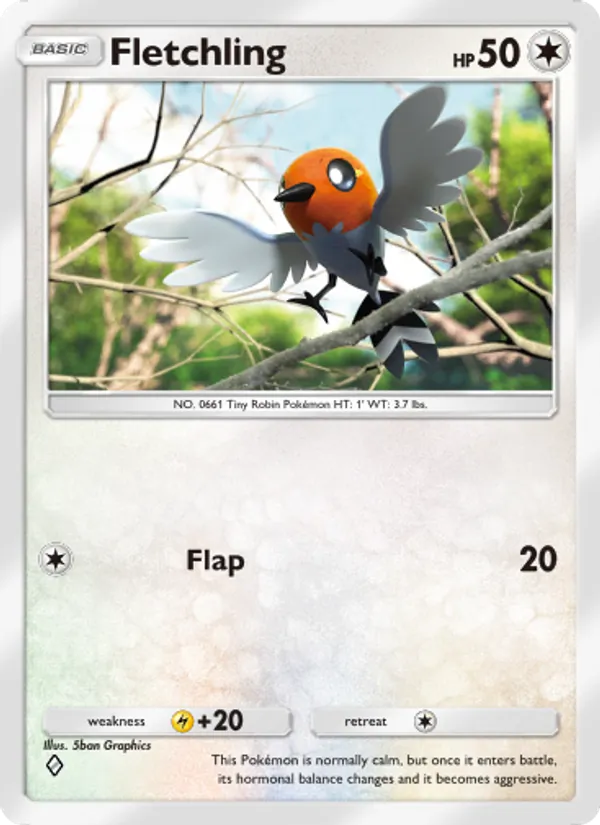 Fletchling - Celestial Guardians Pokemon Card