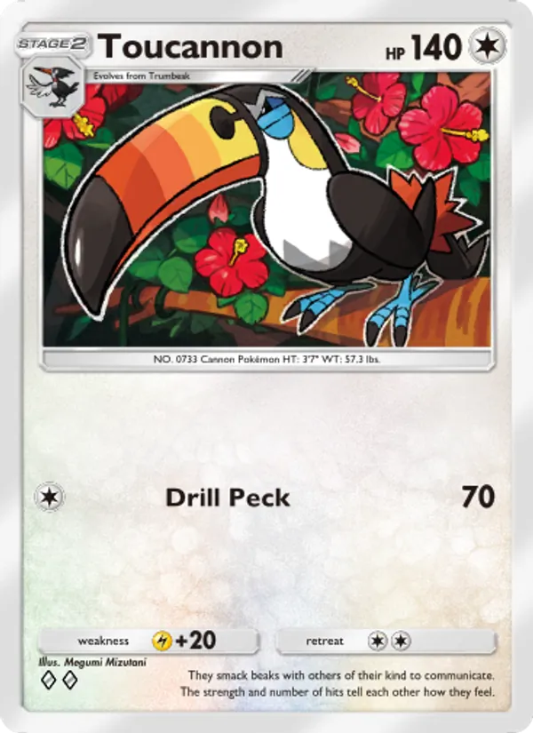 Toucannon - Celestial Guardians Pokemon Card