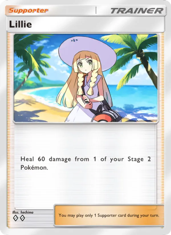 Lillie - Celestial Guardians Pokemon Card