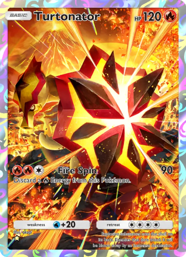 Turtonator - Celestial Guardians Pokemon Card