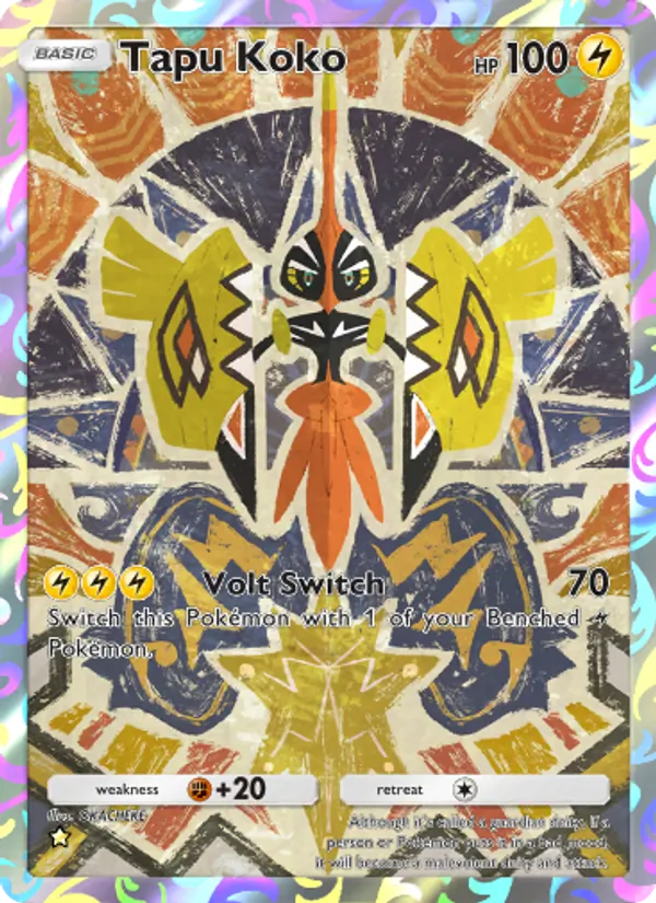 Tapu Koko - Celestial Guardians Pokemon Card