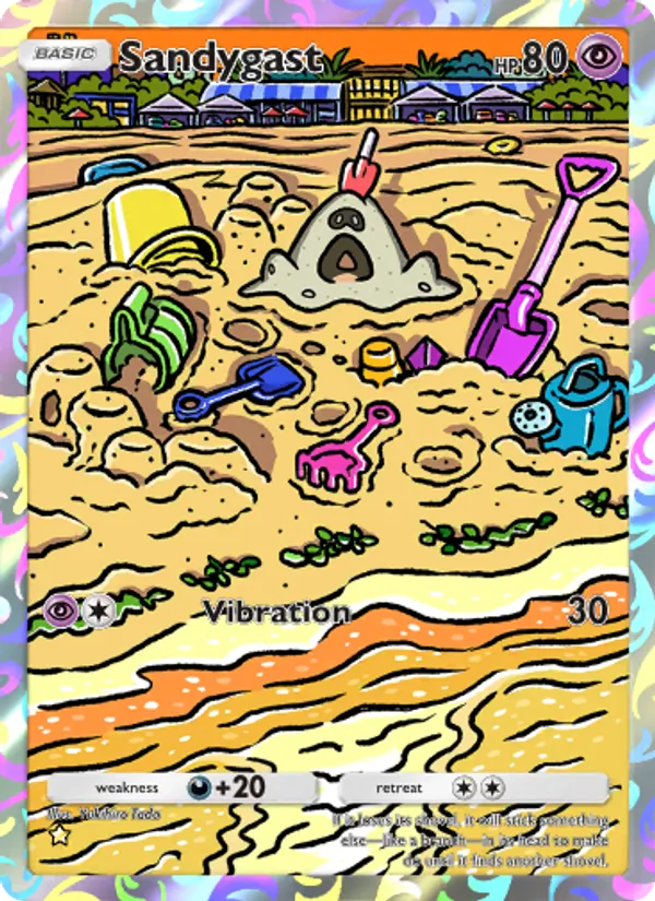 Sandygast - Celestial Guardians Pokemon Card