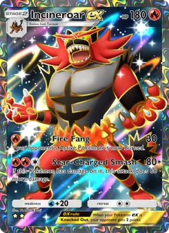 Incineroar ex - Celestial Guardians