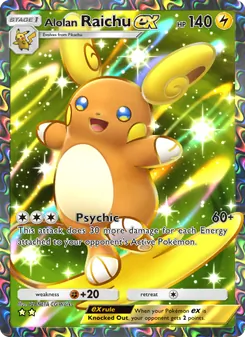 Alolan Raichu ex - Celestial Guardians