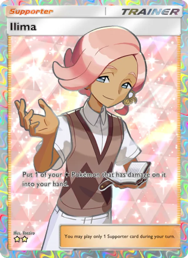 Ilima - Celestial Guardians Pokemon Card