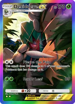 Decidueye ex - Celestial Guardians