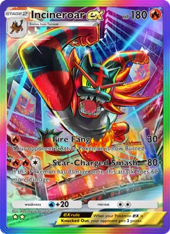 Incineroar ex - Celestial Guardians