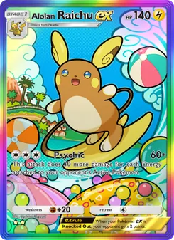 Alolan Raichu ex - Celestial Guardians