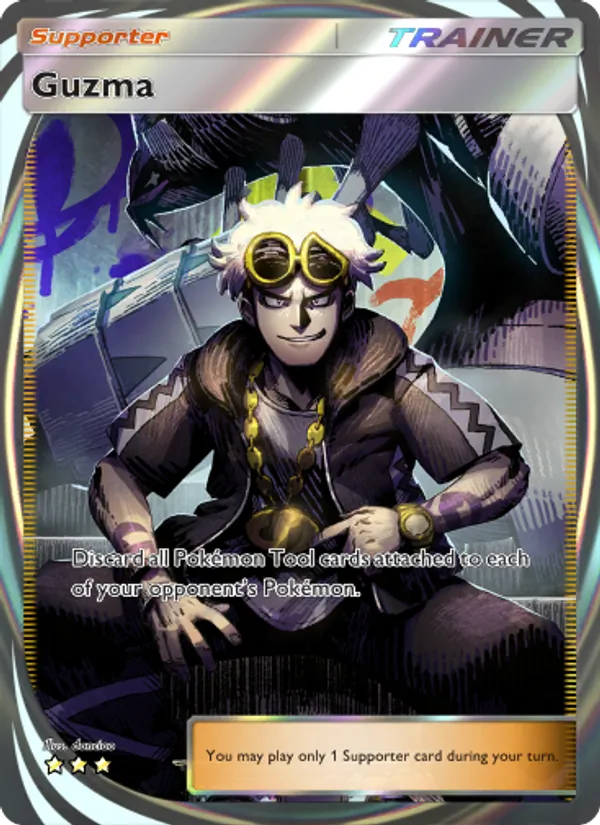 Guzma - Celestial Guardians Pokemon Card