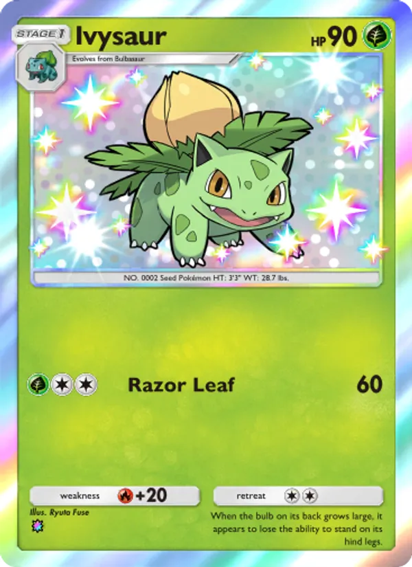 Ivysaur - Celestial Guardians Pokemon Card