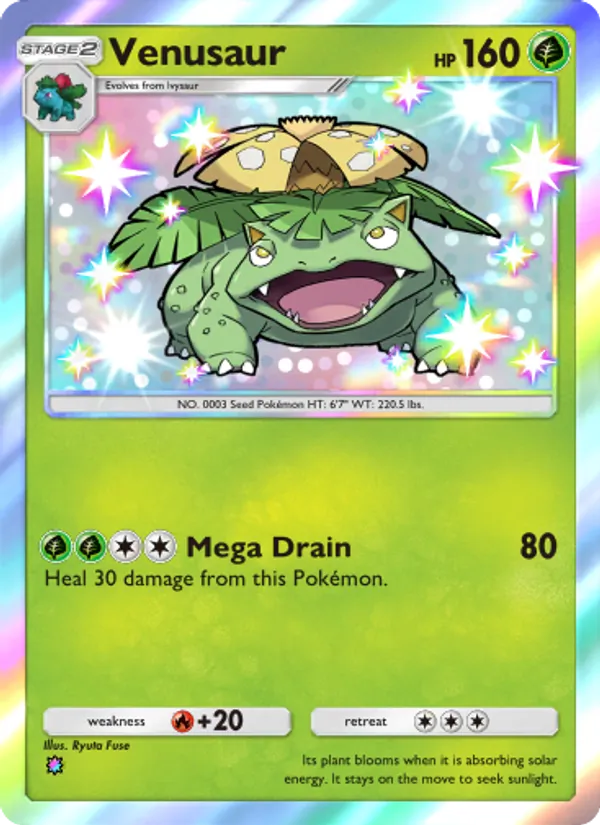 Venusaur - Celestial Guardians Pokemon Card