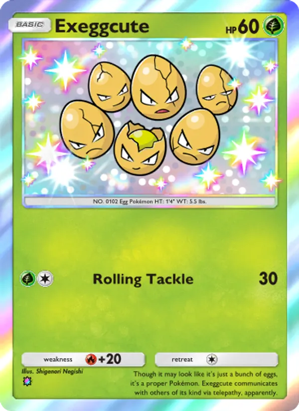 Exeggcute - Celestial Guardians Pokemon Card
