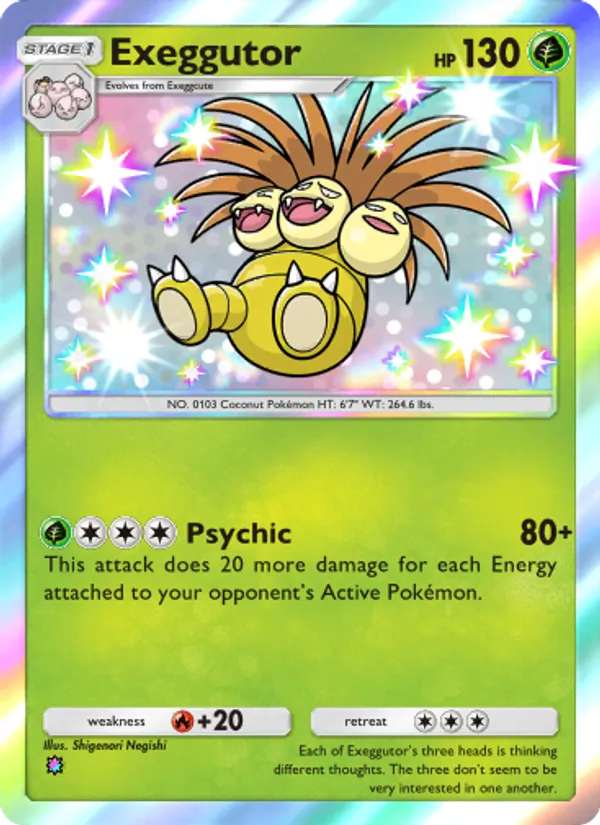 Exeggutor - Celestial Guardians Pokemon Card