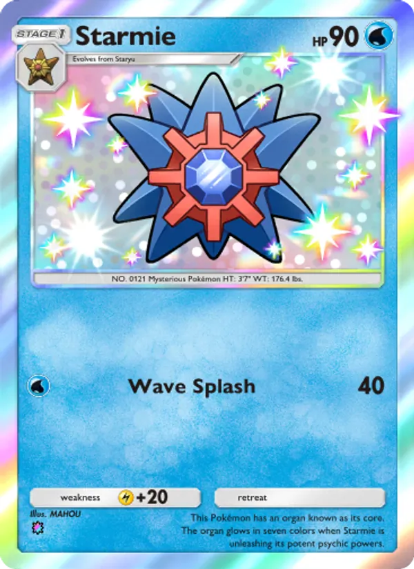 Starmie - Celestial Guardians Pokemon Card