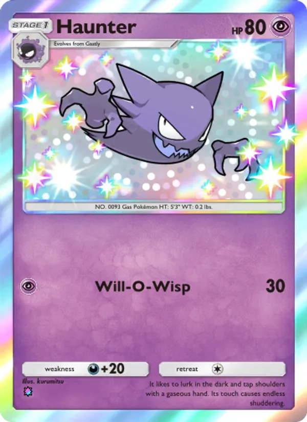 Haunter - Celestial Guardians Pokemon Card