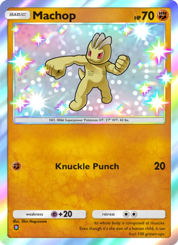 Machop - Celestial Guardians Pokemon Card