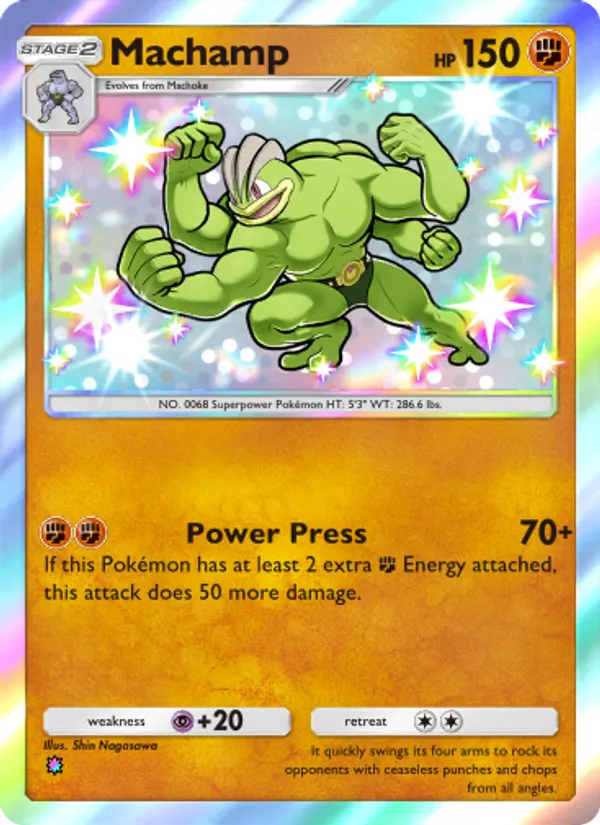 Machamp - Celestial Guardians Pokemon Card
