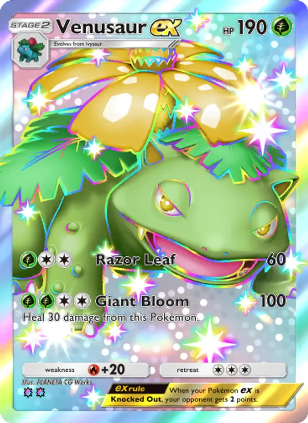 Venusaur ex - Celestial Guardians Pokemon Card