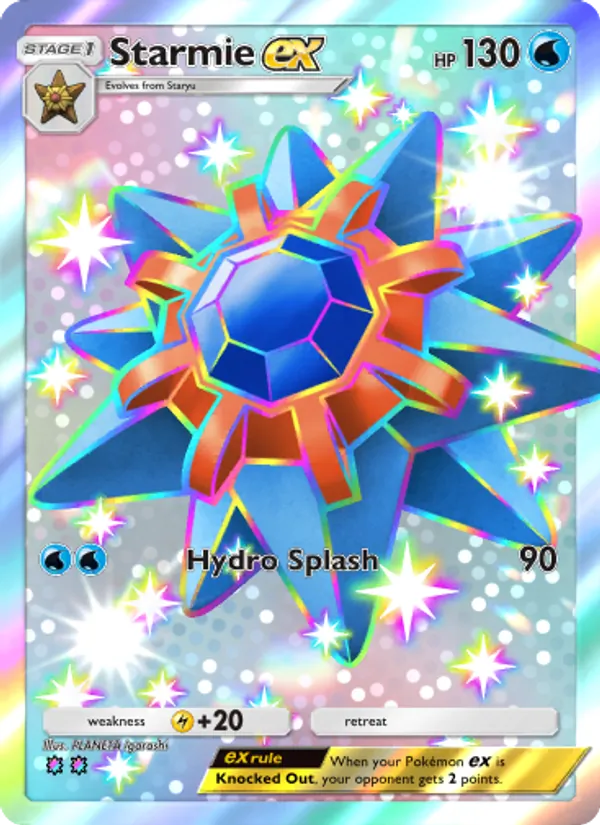 Starmie ex - Celestial Guardians Pokemon Card