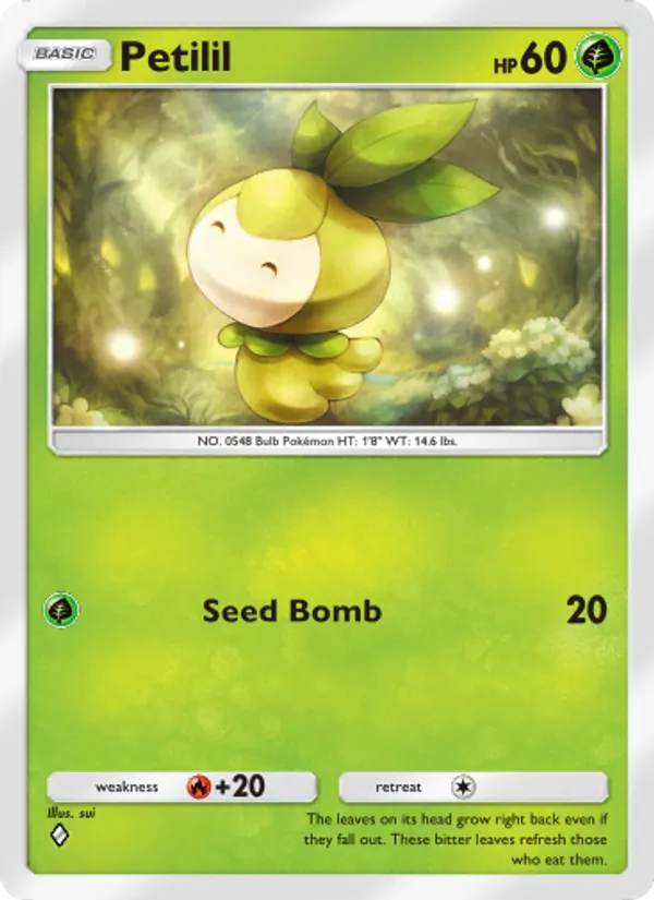 Petilil - Extradimensional Crisis Pokemon Card
