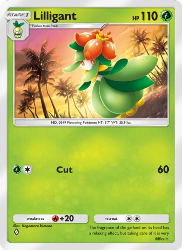 Lilligant - Extradimensional Crisis Pokemon Card
