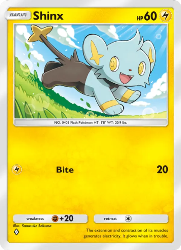 Shinx - Extradimensional Crisis Pokemon Card