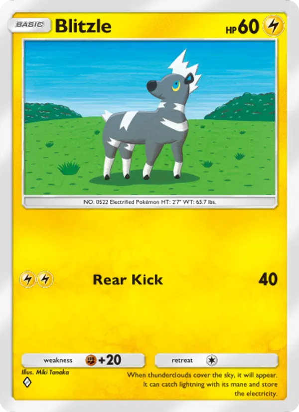 Blitzle - Extradimensional Crisis Pokemon Card