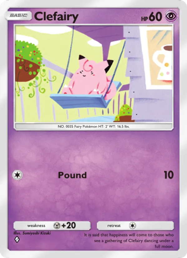 Clefairy - Extradimensional Crisis Pokemon Card