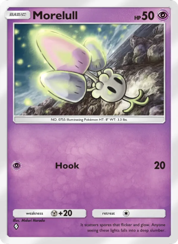 Morelull - Extradimensional Crisis Pokemon Card