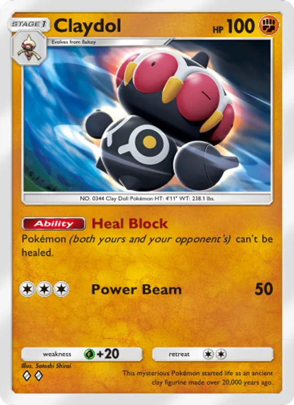 Claydol - Extradimensional Crisis Pokemon Card