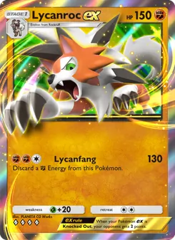 Lycanroc ex - Extradimensional Crisis