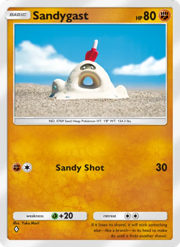 Sandygast - Extradimensional Crisis Pokemon Card
