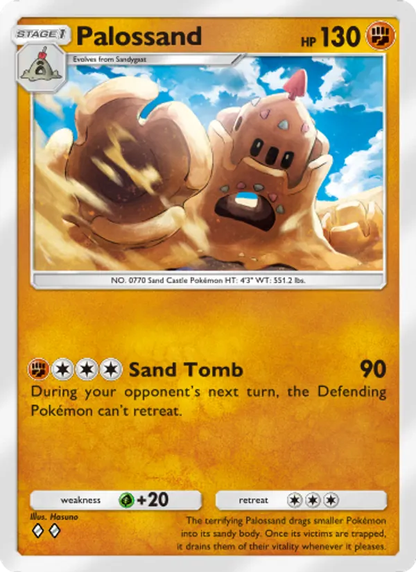 Palossand - Extradimensional Crisis Pokemon Card