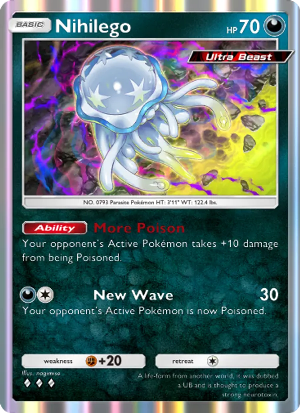 Nihilego - Extradimensional Crisis Pokemon Card