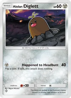 Alolan Diglett - Extradimensional Crisis