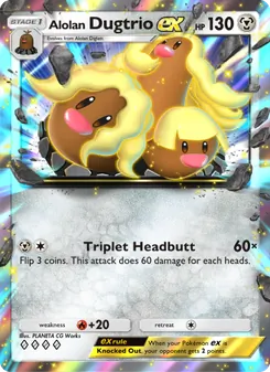 Alolan Dugtrio ex - Extradimensional Crisis