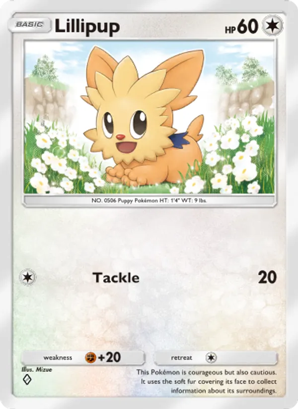Lillipup - Extradimensional Crisis Pokemon Card