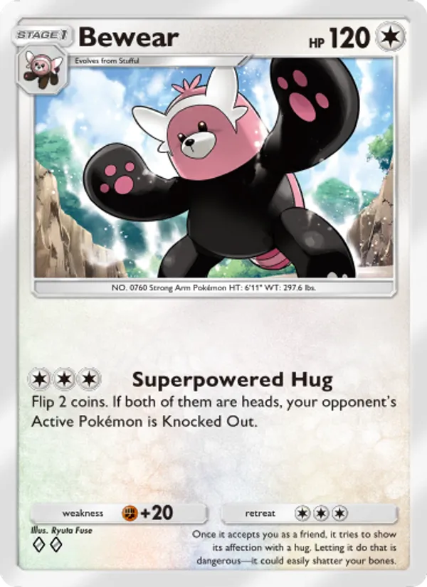Bewear - Extradimensional Crisis Pokemon Card