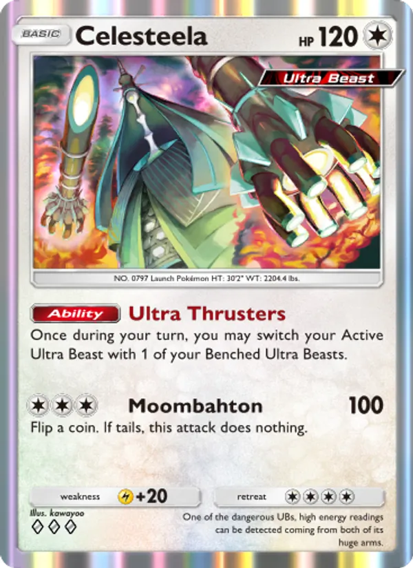 Celesteela - Extradimensional Crisis Pokemon Card