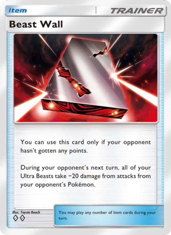 Beast Wall - Extradimensional Crisis Pokemon Card