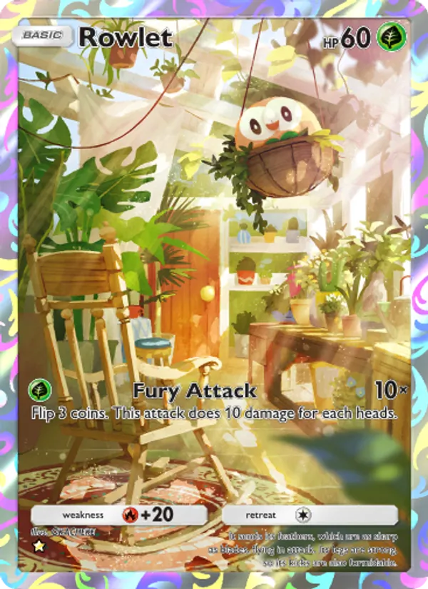 Rowlet - Extradimensional Crisis Pokemon Card