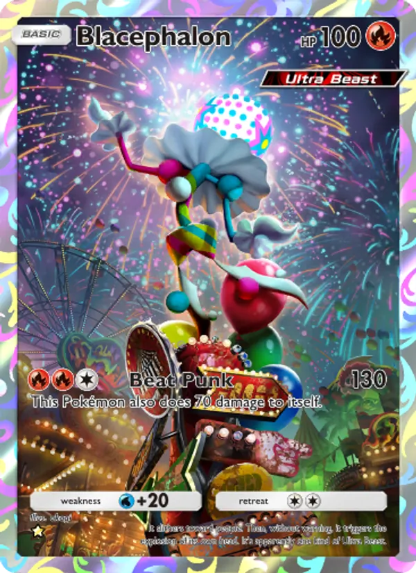Blacephalon - Extradimensional Crisis Pokemon Card