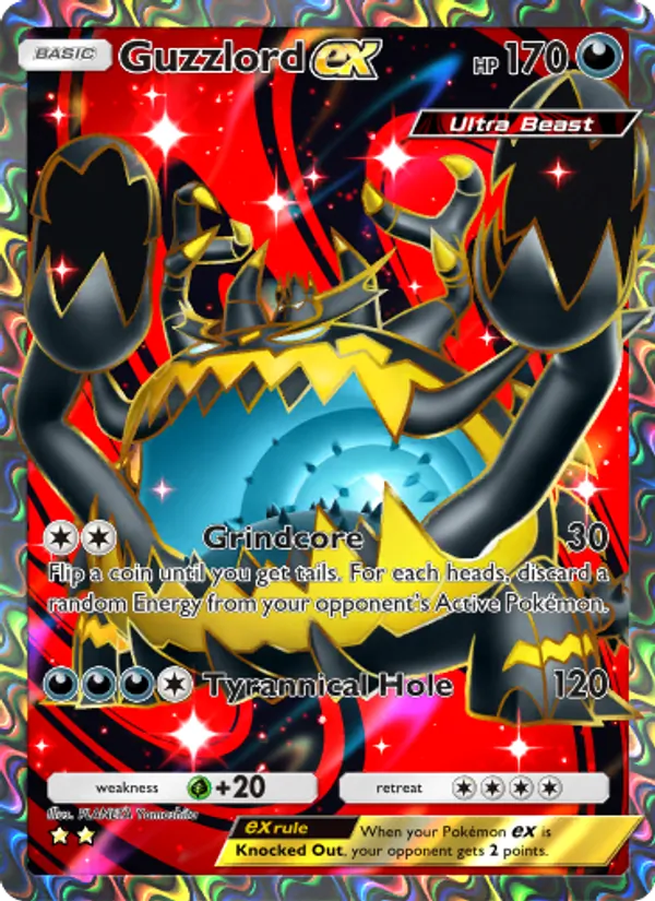 Guzzlord ex - Extradimensional Crisis Pokemon Card